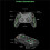 Wireless Gamepad for  One 2.4G Game Controller for PS3/PC/XSXc with Dual Vibration Ergonomi Game Controller 9