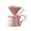 Ceramic Pour over Coffee Set for  Dripper with Carafe  2Pcs for Home Brewing 1