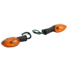 Set of 2 Bizaical motorcycle rear turn signals 12V 10W heat resistant ABS