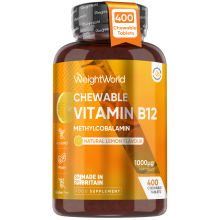 Vitamin B12 Tablets 1000mcg- 400 Chewable Tablets
