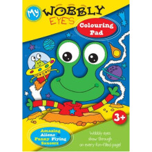 (48 Books) My Wobbly Eyes Amazing Aliens & Funny Flying Saucers Colouring Book