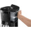 Cafetera negra de 1,25 l con selector de aromas 1