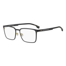 Occhiali da Vista Hugo Boss BOSS 2001 57/19/139.5 Nero opaco oro Montatura in metallo UOMO BOSS 2001