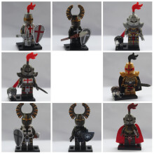 8PCS Templar knight soldier Hospital Knight Building Block Toy Figure Fit Lego