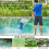 Pool Vacuum Cleaning Kit, Swimming Pool Vacuum Cleaner Set for Efficient Pool Cleaning and Maintenance EU Pipe Interface 6