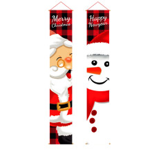 Stendardo per Portico di Natale, Striscione per Porta, Decorazioni Natalizie Cartello per Portico, Striscione di Benvenuto Appeso Decor
