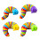 Sensorisches Spielzeug Schnecke Regenbogen 3