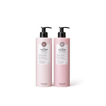 Maria Nila Pure Volume, Set Shampoo e Balsamo (2 x 500ml), Vitamina B5 per Volume a Capelli Sottili, 100% Vegano