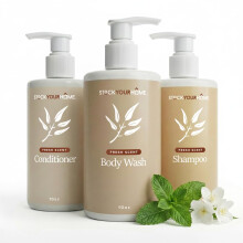 Dusch Essentials Set für Männer und Frauen, 3-teiliges Shampoo, Conditioner & Duschgel Set, 10 oz Flaschen