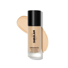 SHEGLAM Volledige Dekking Foundation Langdurige Waterproof Matte Dewy Vloeibare Foundation - Nude