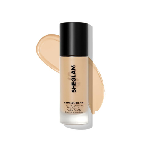 SHEGLAM Full Coverage Foundation Langzeit Wasserfest Matt Dewy Flüssigfoundation - Nude
