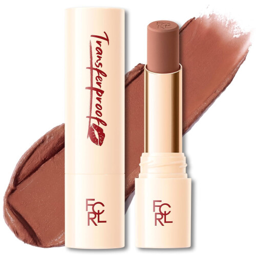 FOCALLURE Rouge à Lèvres HyperMatte Transfert Résistant - 16H Imperméable, Longue Durée, Crème Mat