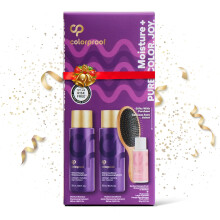 Colorproof Never Fade Away Moisture Gift Set: 8.5oz Shampoo en Conditioner + 2oz Leave-in + Ontklitborstel