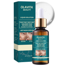 OLAVITA Vloeibare Oplossing Anti-Aging Serum - Geüpgraded versie, Olavita Gezichtsserum, Verstevigt de huid, Vermindert Fijne Lijnen en Hydrateert
