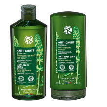 Yves Rocher Botanischer Anti-Haarausfall Stärkender Conditioner und Shampoo Set 2x300 ml/10,1 fl.oz. und 200 ml/6,7 fl.oz.