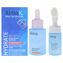 Verhelderend Serum met AHA en Vitamine C en Porie Reinigende Mousse Kit van Alma K voor Vrouwen - 2-delige Kit