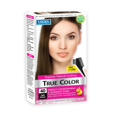 Lucky Super Soft Coloration Cheveux Femmes, Brun Clair