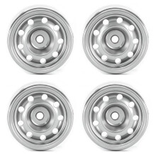 1/30 SCX30 0.7 Inch Negative Offset Brass Wheel Rims RC Upgrade Parts for Mustang K10 Crawler Silver