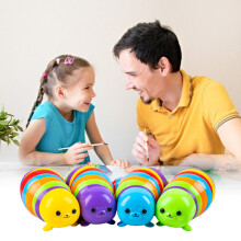 Kinder Zappelspielzeug Schnecke Regenbogen 18cm