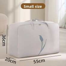 (Gray 55x36x20cm) Versatile Clothing Storage Bag With Waterproof Material For Travel And Living Use Room