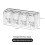 (Gray 2pcs Cup)Multicup Wallmounted Toothbrush Rack For Bathroom Storage And Tool Hygiene 13