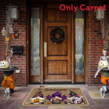(Style3,60x90cm)Halloween Floor Mat With Nonslip Rubber Back And Linen Surface For Entryway