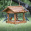 Wooden Hanging Bird Feeder - Easy Clean, Open Design 3