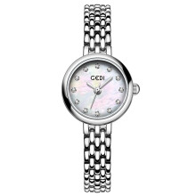 (White) Watch Quartz Fashion For Women With Alloy Shell And Movement Quartz Precise