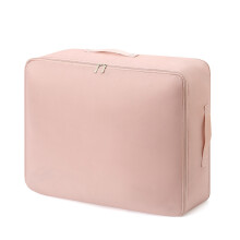 (Pink 54x42x15cm) Solid Color Durable Storage Bag For Seasonal Clothing Bedroom And Organization
