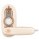 (Beige UK)Portable Handheld Steam Iron With Rotatable Design For Clothes And Use Bedding 2