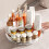 Plastic Kitchen Organizer With Silent Rotating Base For Oil Salt And Sauce Storage Bottle 4