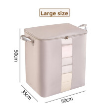 (Gray 50x50x35cm) Packing Clothing Spacious Bag With Moistureproof Fabric For Bedroom And Travel Storage
