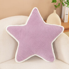 (Purple, 50cm) Star Cushion Multicolored With Pp Cotton Fill For Kids Playroom Room Living And