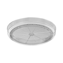 Plastic Kitchen Organizer With Silent Rotating Base For Oil Salt And Sauce Storage Bottle
