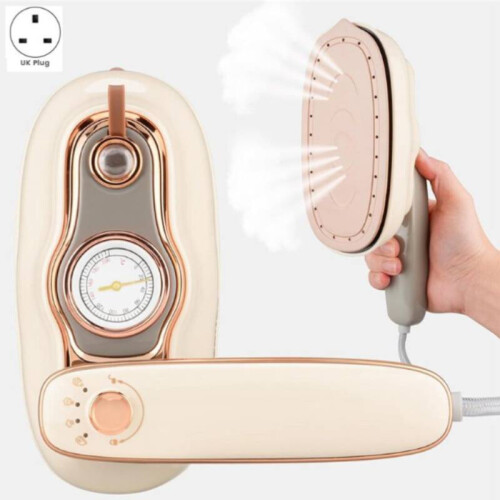 (Blue UK)Portable Handheld Steam Iron With Rotatable Design For Clothes And Use Bedding 2