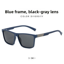 (Blue)Classic Mens Polarized Sunglasses Allframe Driving Outdoor Fashion Accessory
