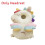(White)Baby Anti Fall Pillow Head Protection Backpack Adjustable Strap 3d Cartoon Breathable 1