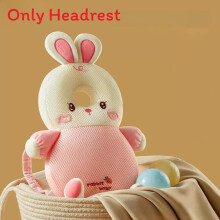 (Pink White)Baby Anti Fall Pillow Head Protection Backpack Adjustable Strap 3d Cartoon Breathable