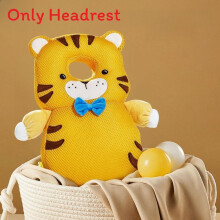 (Yellow Blue)Baby Anti Fall Pillow Head Protection Backpack Adjustable Strap 3d Cartoon Breathable