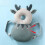 (Blue)Baby Anti Fall Pillow Head Protection Backpack Adjustable Strap 3d Cartoon Breathable 10