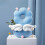 (White)Baby Anti Fall Pillow Head Protection Backpack Adjustable Strap 3d Cartoon Breathable 14