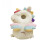 (Blue Beige)Baby Anti Fall Pillow Head Protection Backpack Adjustable Strap 3d Cartoon Breathable 15