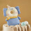 (Gray)Baby Anti Fall Pillow Head Protection Backpack Adjustable Strap 3d Cartoon Breathable 18