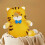 (Blue Beige)Baby Anti Fall Pillow Head Protection Backpack Adjustable Strap 3d Cartoon Breathable 16
