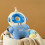 (Blue Beige)Baby Anti Fall Pillow Head Protection Backpack Adjustable Strap 3d Cartoon Breathable 6