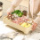 (Beige)Plastic Multisection Food Storage Tray For Hot Pot And Meal Storage Prep 4
