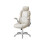 Gaming Chair - PU - White - Ergonomic Design with Adjustable Headrest and Foldable Armrests 1