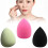 (Drip Pink)Beauty Blender Makeup Sponge With Shape For Applying Foundation Blush And 6