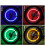 (Red)Bicycle Valve Light Plastic Material Red Blue Green Yellow Vibration Flicker 2