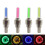 (Red)Bicycle Valve Light Plastic Material Red Blue Green Yellow Vibration Flicker 8